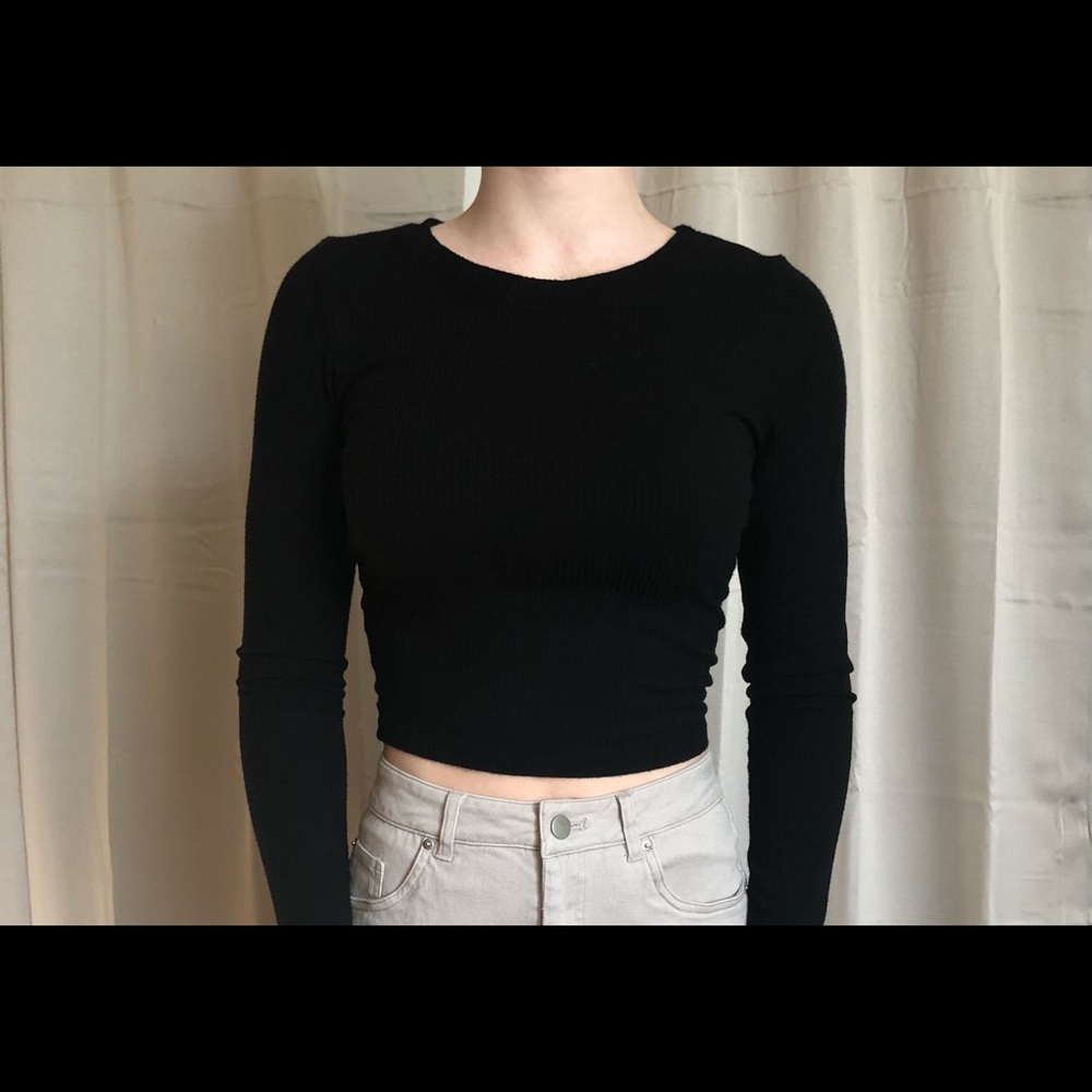 Mid/crop long sleeve